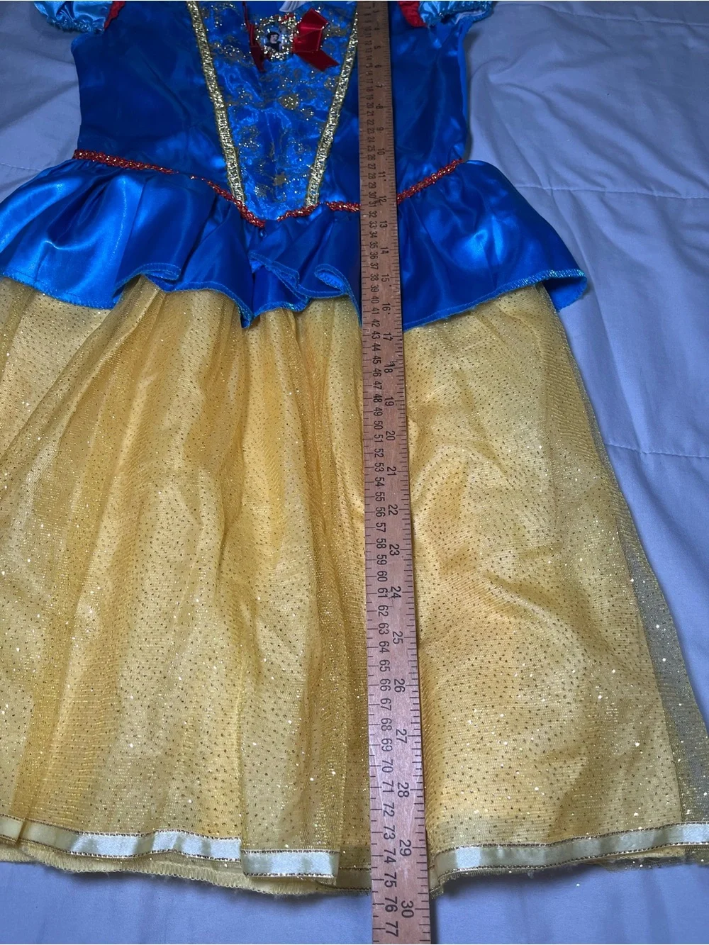 Girls Snow White Princess Dress Up Costume size M8-10